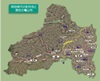 図4-1 明治時代の町村名と現在の亀山市