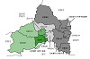図2 合併の現状図『三重県亀山市市勢要覧』